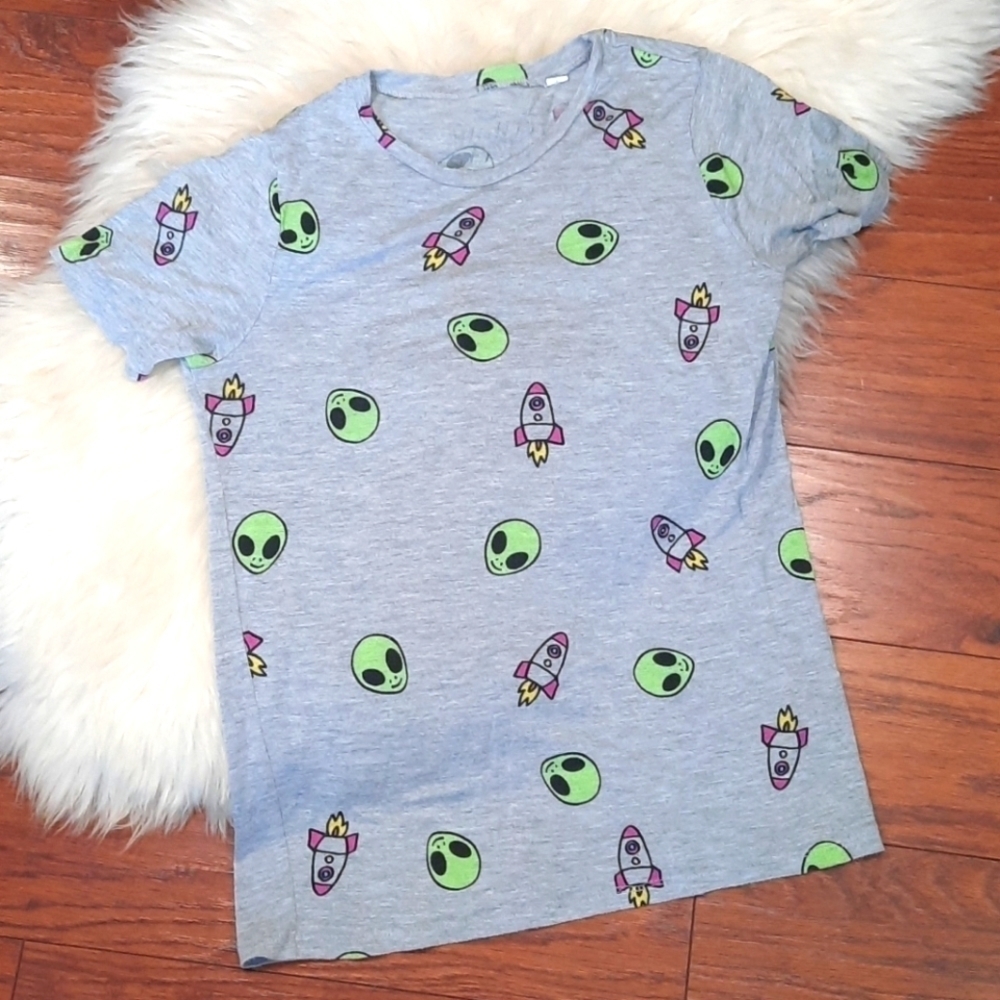 Alien Rocket Fitted Shirt